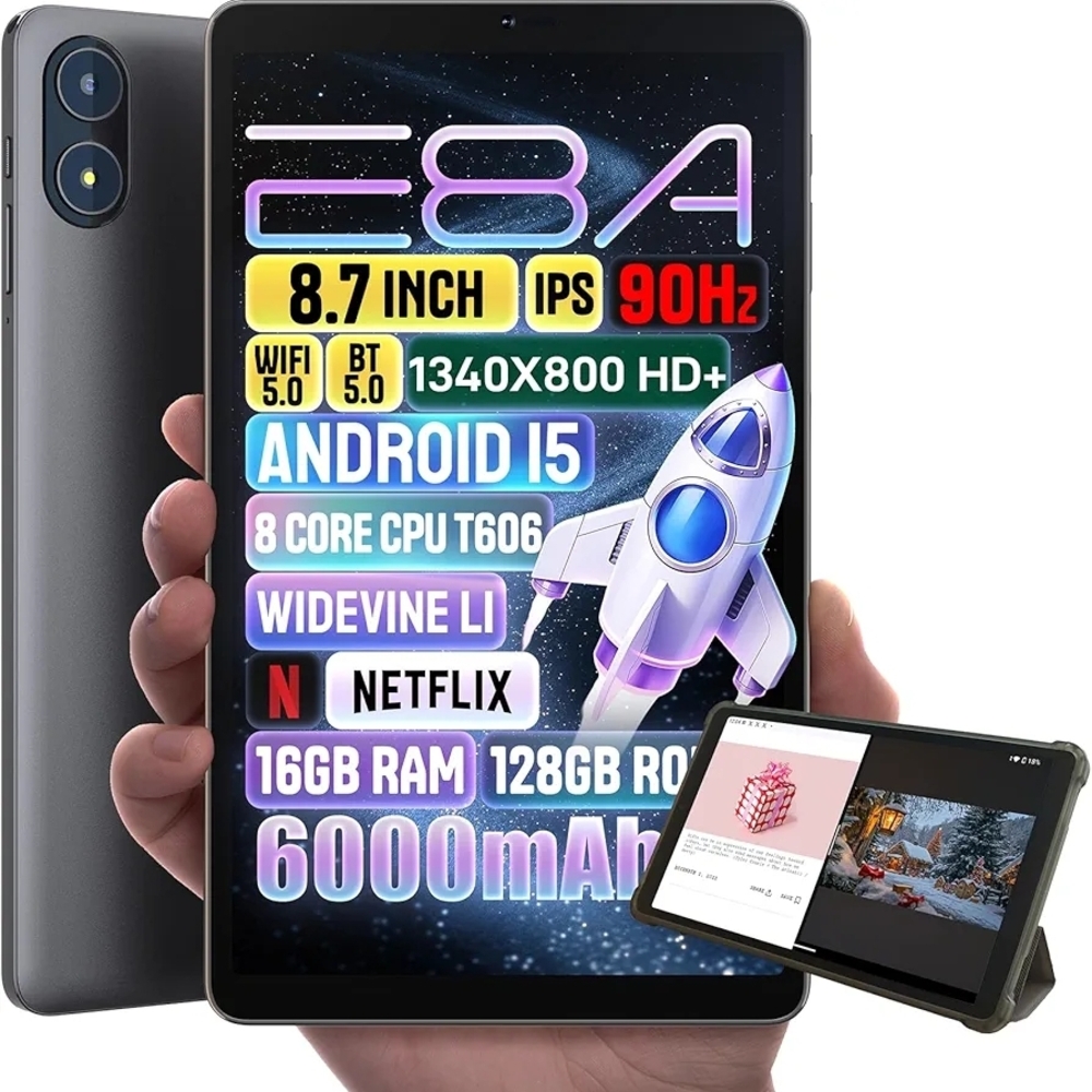 E8A Android Tablet - Gray